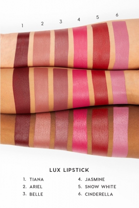 Colourpop Disney Designer Collection, Lux Lipsticks Swatches