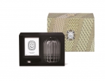 Coffret photophore + Bougie FeuDeBois 190g