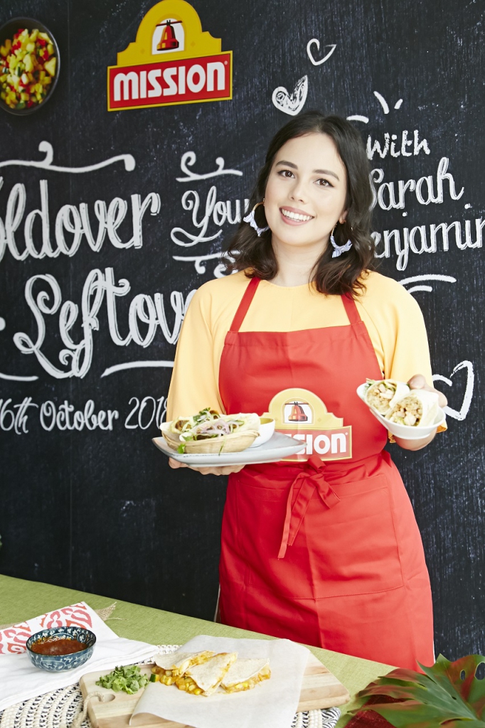 #Scenes: Celebrity Chef, Sarah Benjamin Teaches How To 'Foldover Your Leftovers' With Mission Foods