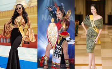Miss Grand Malaysia 2018 Showcased Tebengang the Greatnational Costume at Miss Grand International