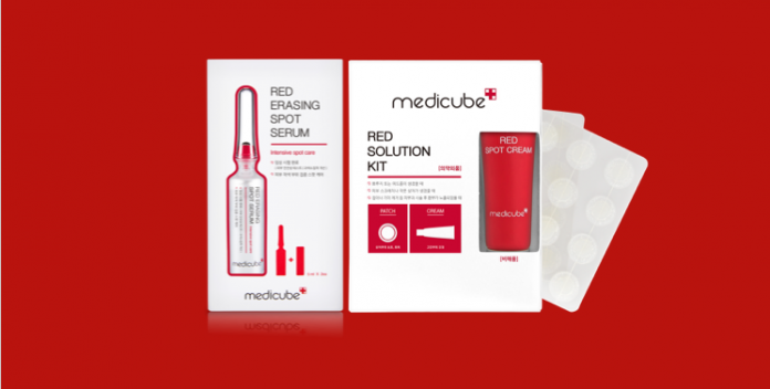 Stay Pimple-Free This Holiday Season With Medicube's Red Erasing Spot Serum & Red Solution Kit