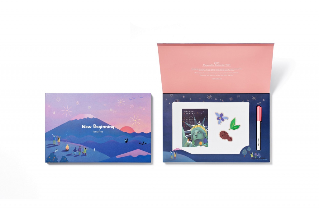 innisfree 2019 Magnetic Calendar Set