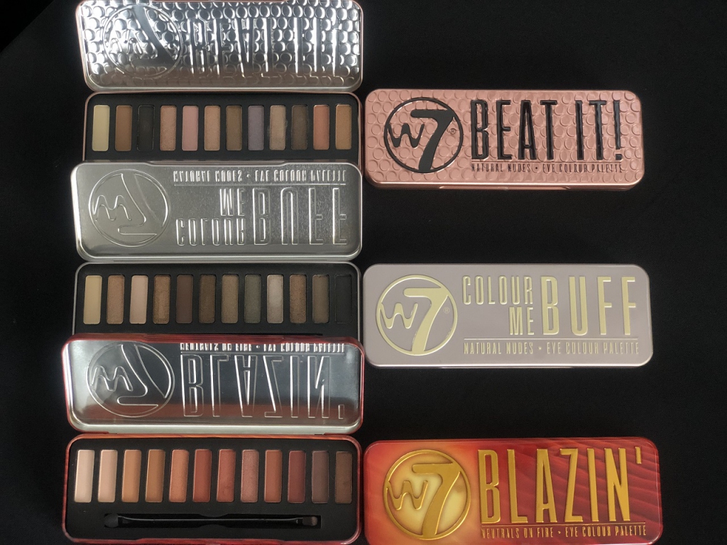 W7 Cosmetics Eyeshadow Palettes