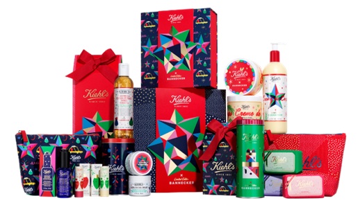 Kiehls Andrew Bannecker Holiday collection customizable gift sets