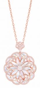 Rose Gold Mother of Pearl Necklace