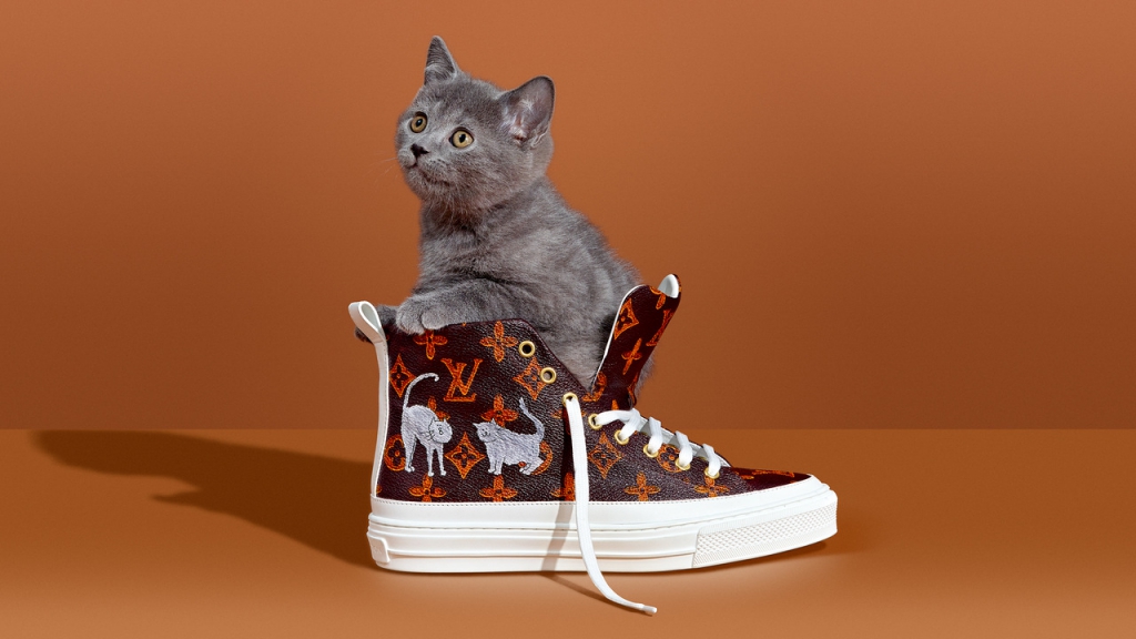 It's Raining Cats & Dogs In Louis Vuitton x Grace Coddington