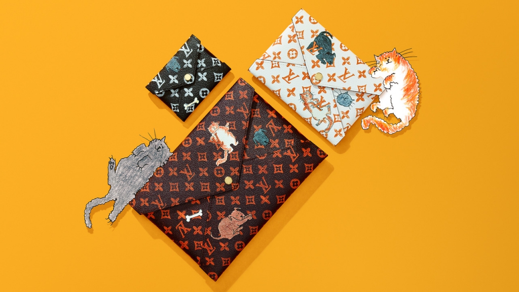 It's Raining Cats & Dogs In Louis Vuitton x Grace Coddington