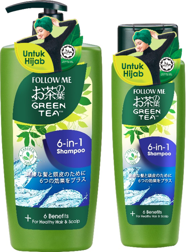 Follow Me Green Tea 6-in-1 Shampoo