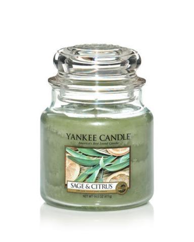 Yankee Candle Sage & Citrus Medium Jar Candle