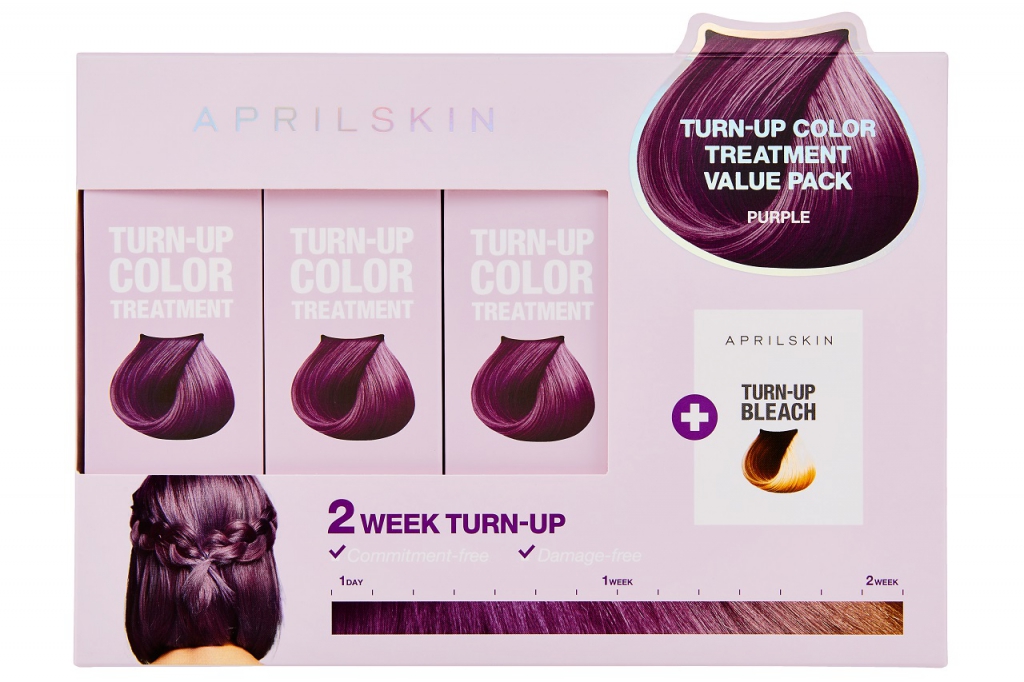 Aprilskin Turn Up Color Treatment Value Pack (RM85) Purple