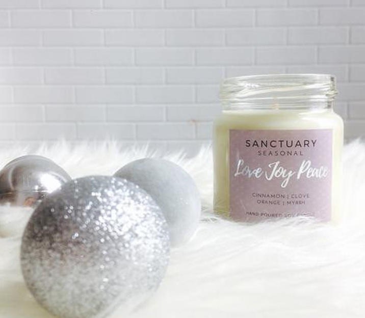 Sanctuary by Jasmine Gan Love.Joy.Peace Candle