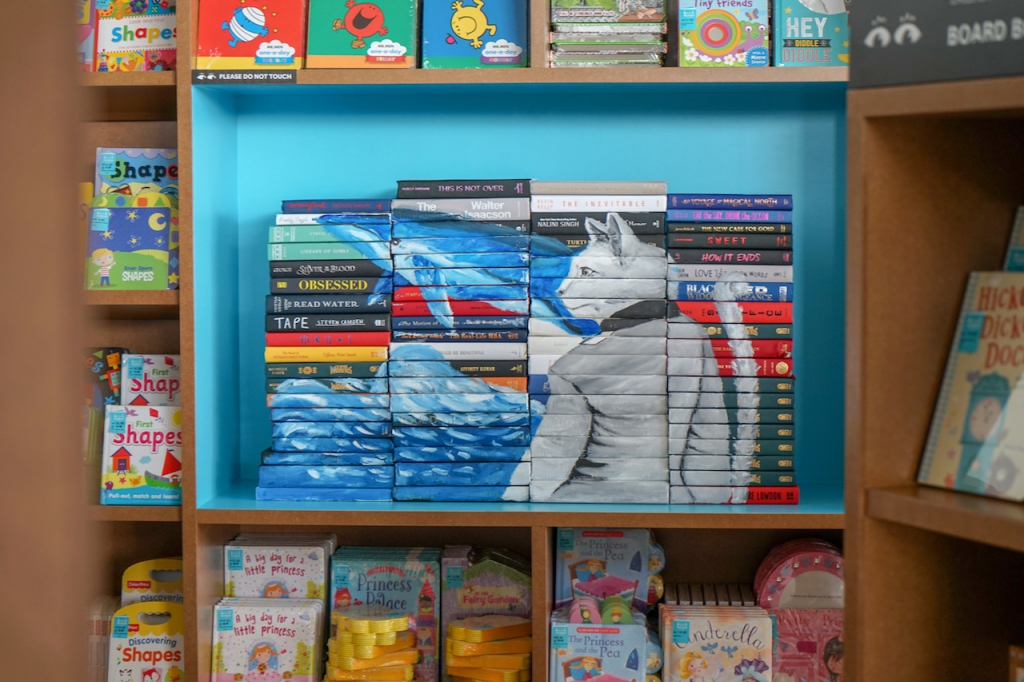 The children's corner at BookXcess Gurney Paragon Mall