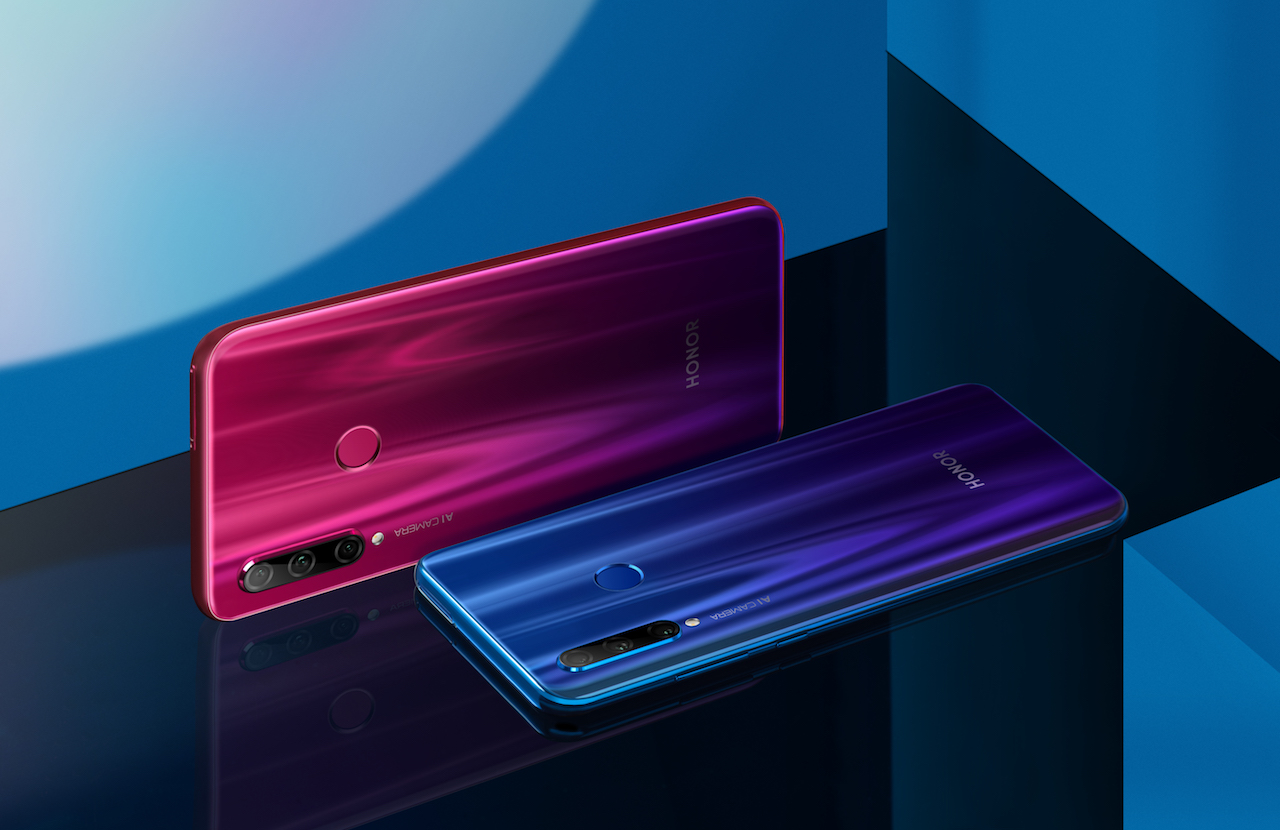 HONOR 20 Lite Phantom Blue _ Phantom Red _2