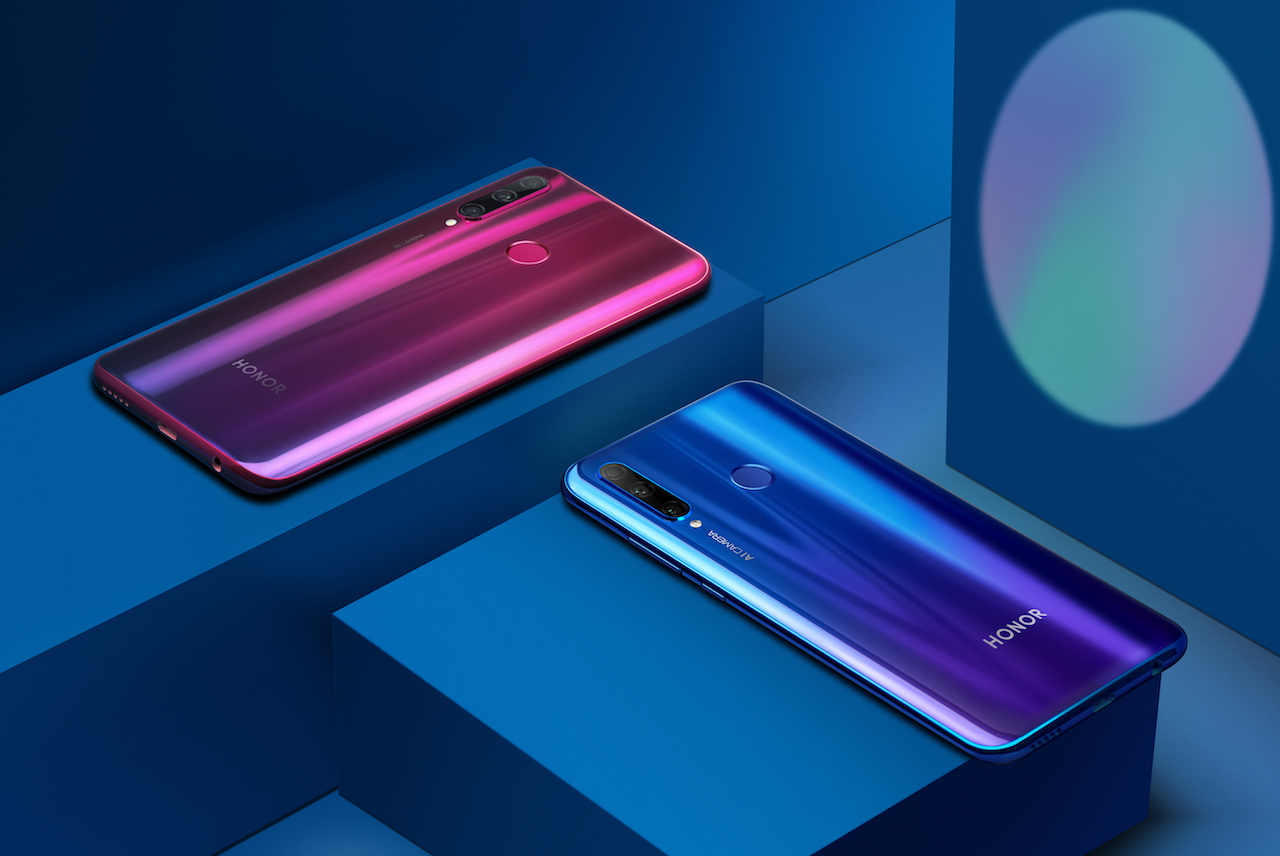 HONOR 20 Lite Phantom Blue _ Phantom Red