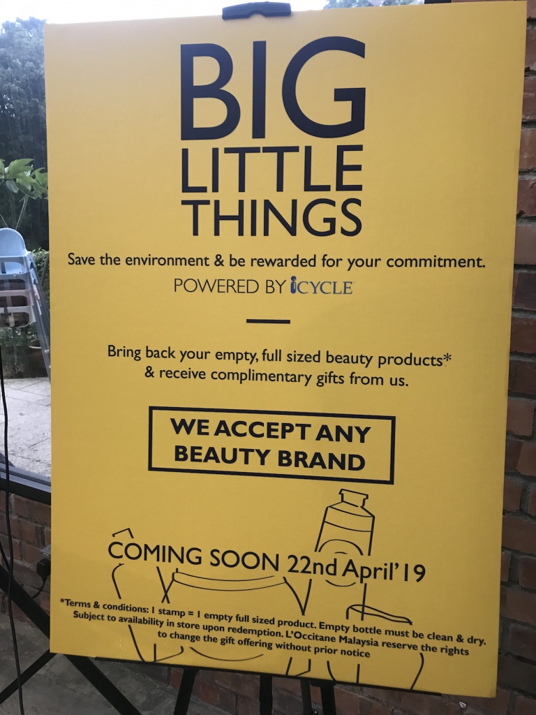 Pamper.My_LOccitane Recycling Big Little Things 4