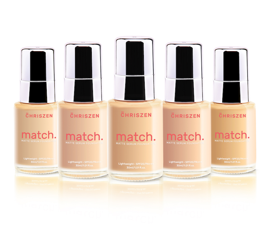 Chriszen Match Matte Serum Foundation - 5 match