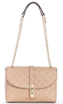 Peony Classic Convertible Crossbody Flap – Latte