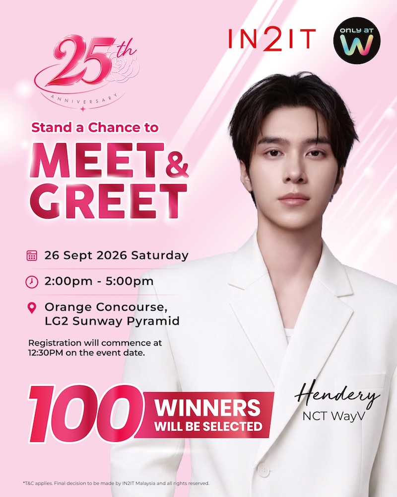 IN2IT 25th Anniversary Meet & Greet with Hendery: 100 Lucky Fans Get Up Close in KL
