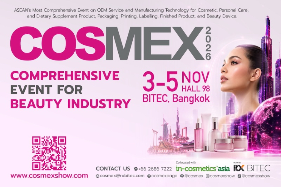 COSMEX 2026 Bangkok: The Ultimate Beauty Business & OEM Exhibition to Visit This November