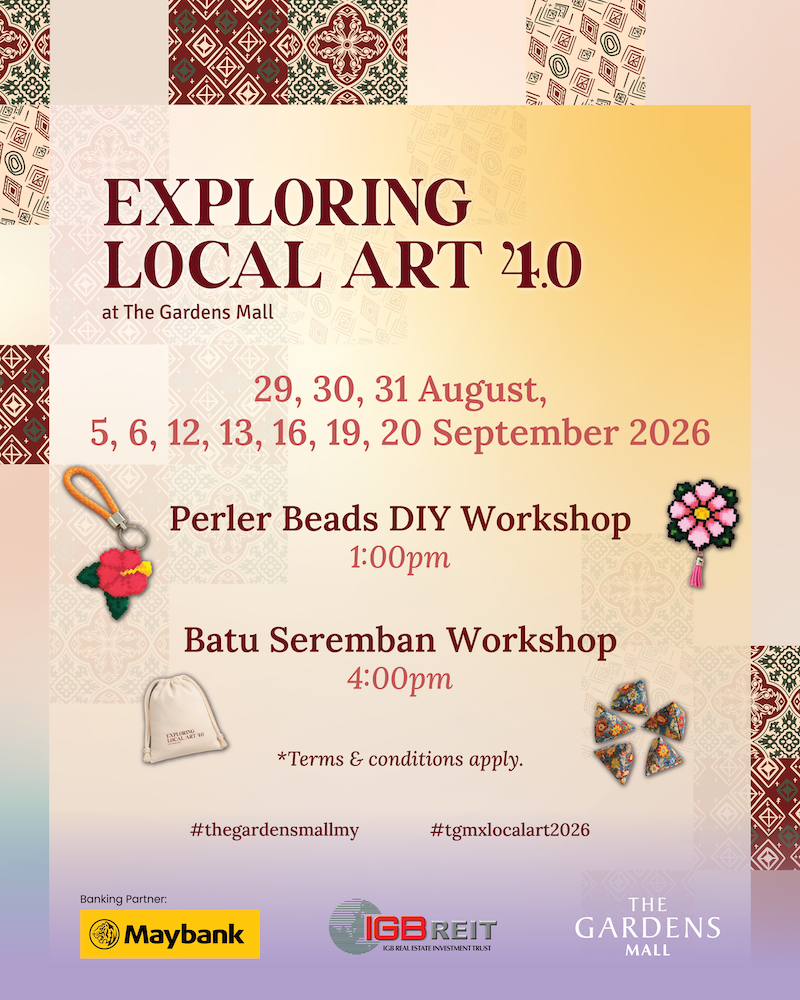 Exploring Local Art 4.0 at The Gardens Mall_Workshop Details
